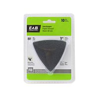 3&quot; x 80 Grit Sandpaper  (10 Pack)  Professional Oscillating Accessory Recyclable 